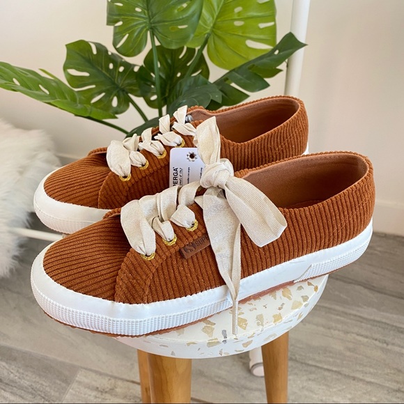 Superga • NWT Brown Corduroy Sneakers - Picture 7 of 7